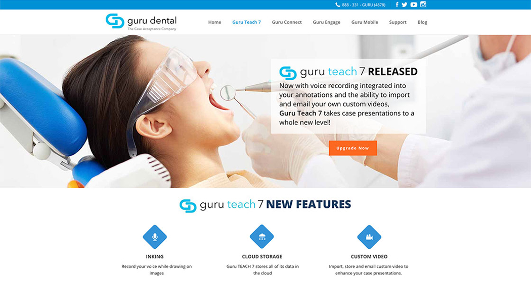 Guru Dental Website