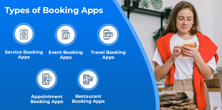 major types of booking apps